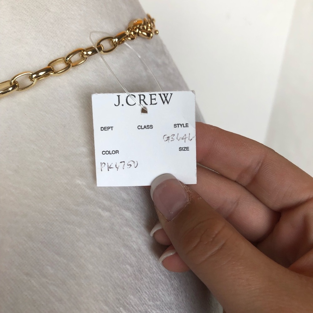 J. Crew orange ball statement necklace - Picture 4 of 6